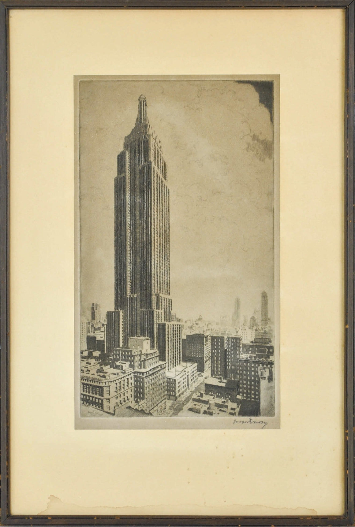 Hopper Emory -  Empire State Building - 1937