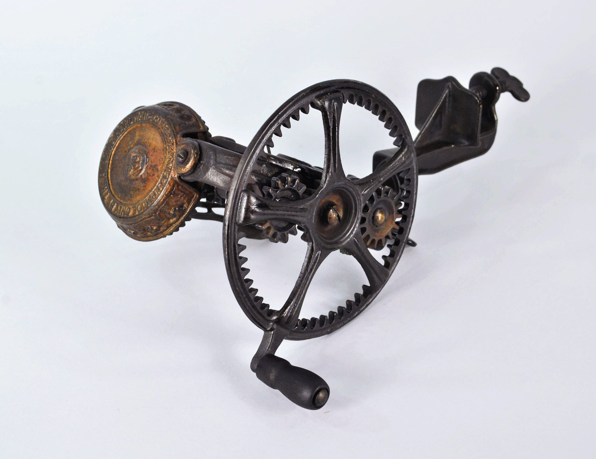 Antique 1878 Cast Iron Apple Peeler Reading Hardware Co. Model 78