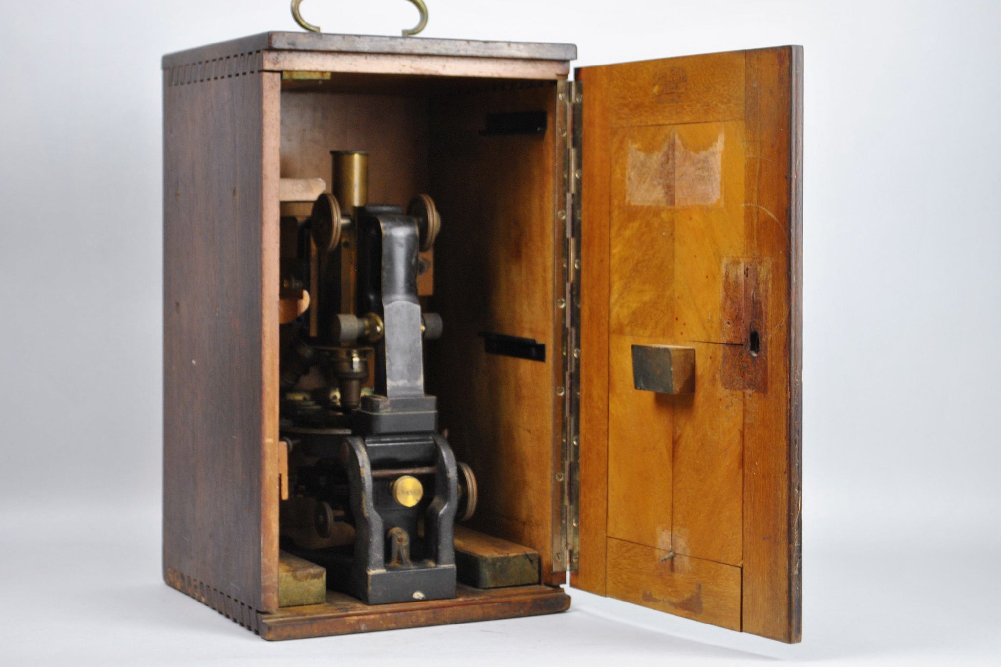 Carl Zeiss Jena Microscope nr 49738 w Box