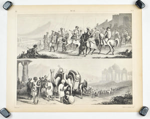 Rajah of Cutch English East Indies Antique Print 1857
