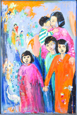 Vivian Sadin - Family - Oil Painting