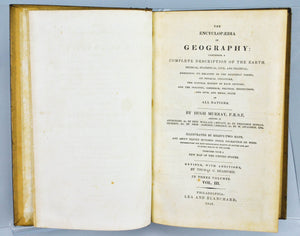 The Encyclopaedia of Geography Vol III by Hugh Murray 1848