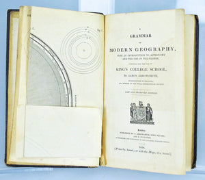 A Grammar of Modern Geography by Aaron Arrowsmith 1838