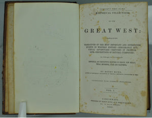 Historical Collections of the Great West by Henry Howe 1854