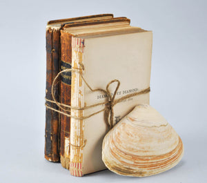 18th Century (1796) Book Bundle Set, Distressed Leather, Old Books, Shelf Decor