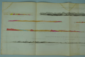 1852 Outline of the Hills on Grand Portages of Pigeon River - David Dale Owen