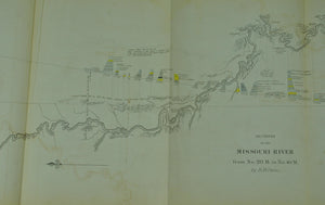 1852 Sections on the Missouri River - David Dale Owen