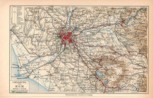 1929 Rome II and Surroundings of Rome - Meyer