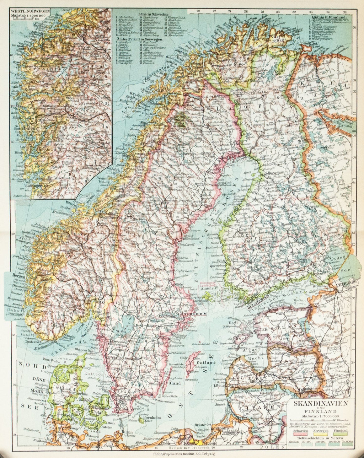 1929 Scandinavia and Finland - Joseph Meyer