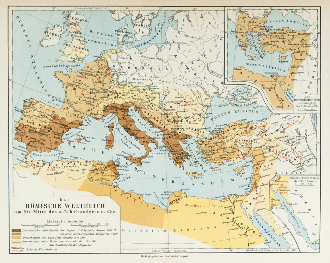 1929 Roman World Empire - Meyer
