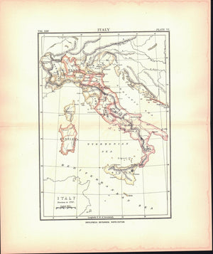 1881 Italy Previous to 1797 - Britannica