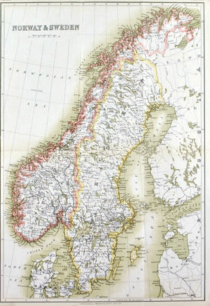 1884 Sweden & Norway - Britannica