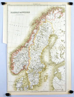 1884 Sweden & Norway - Britannica