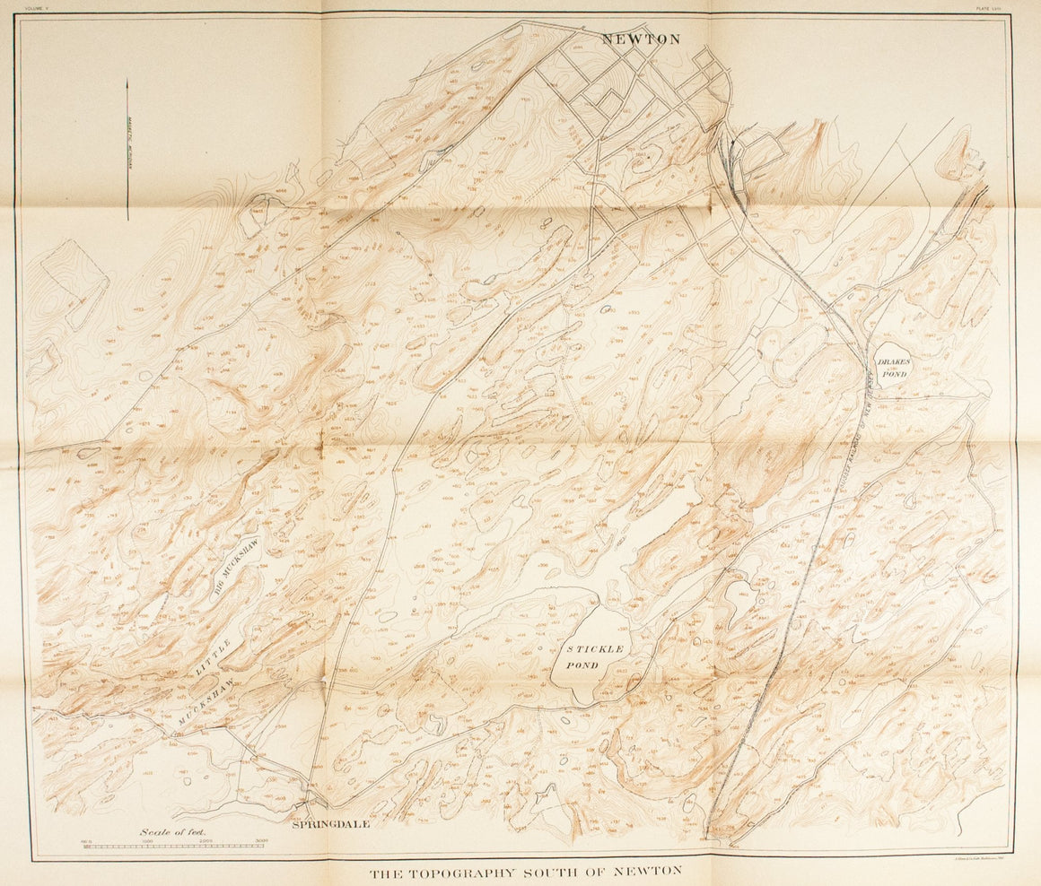 1902 The Topography South of Newton