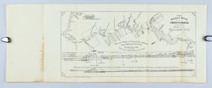 Coal Oil Depth Slippery Rock Creek Pennsylvania Antique Map 1875