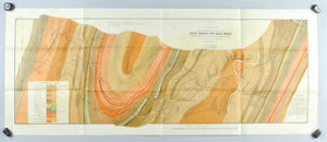 East Broad Top Railroad Pennsylvania Antique Map 1878