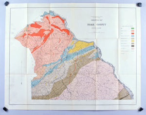 York County Pennsylvania Antique Map 1880