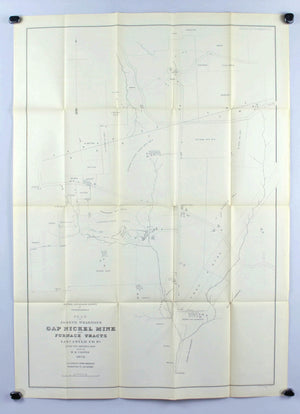Gap Nickel Mine Lancaster County Pennsylvania Antique Map 1880