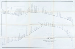 Susquehanna River Lancaster County Pennsylvania Antique Map 1880 C