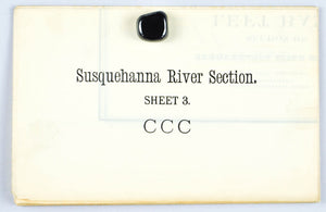 Susquehanna River Lancaster County Pennsylvania Antique Map 1880