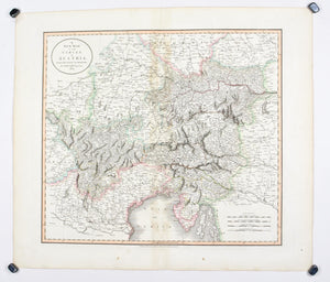 1808 A New Map of the Circle of Austria - Cary