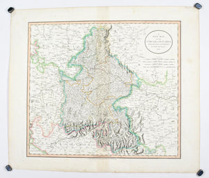 1808 A New map of Circle of Bavaria - Cary