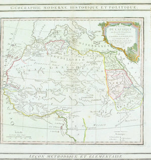 1786 Egypt, West Africa and the Barbary Coast - Louis Charles Desnos