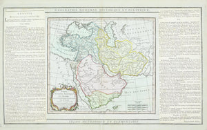 1786 Arabia Persia and Turkey - Louis Charles Desnos