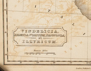 1822 Vindelicia, Rhaetia, Noricum, Pannonia, et Illyricum - Hall