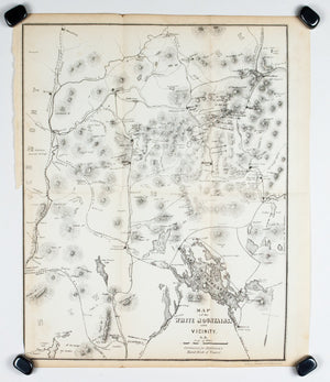 1867 Map of Boston - Edward Hall