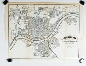 1867 Cincinnati, Covington, Newport &c - Edward Hall