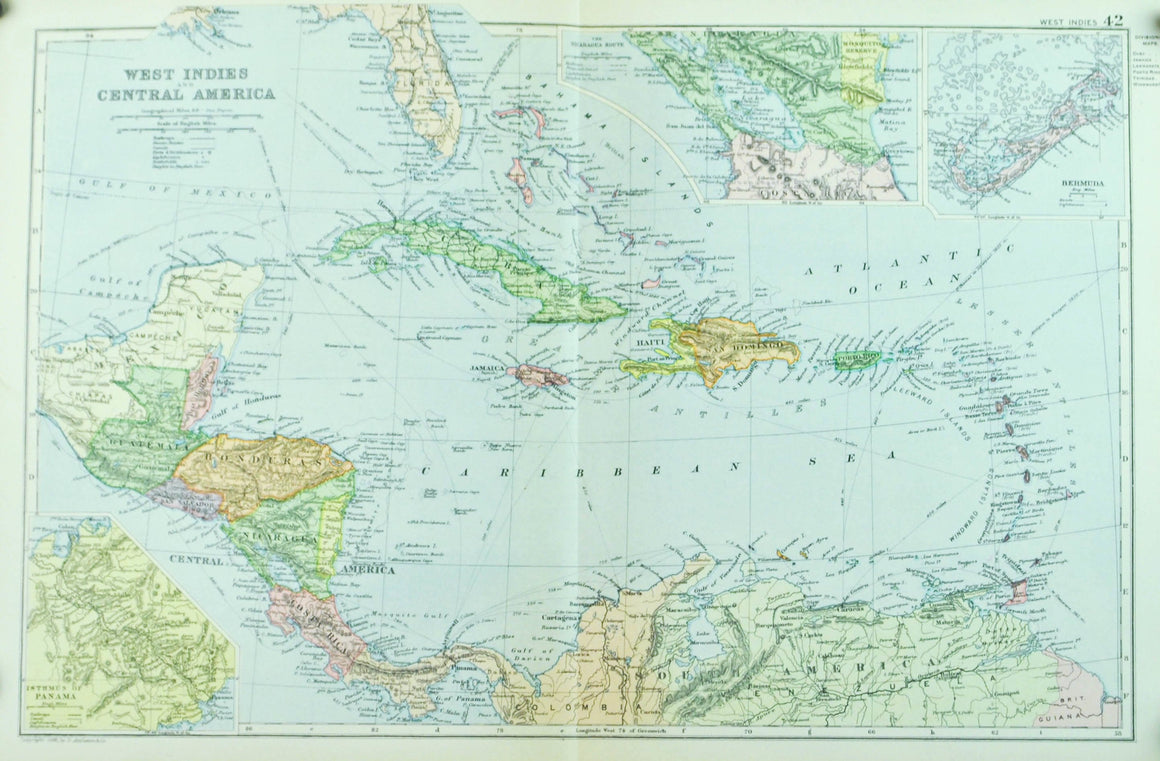 1891 West Indies and Central America