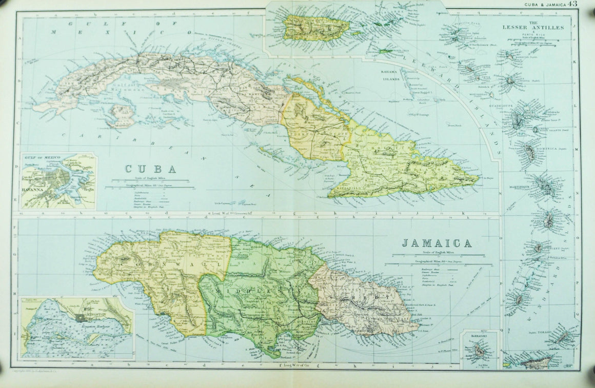 1891 Cuba, Jamaica and Lesser Antilles