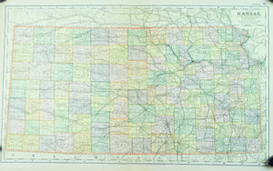 1891 Map of Kansas