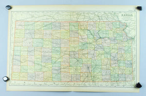 1891 Map of Kansas