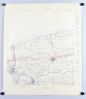 1913 U.S. Geological Survey Topographic Map of Niagara County, New York (Niagara Falls) - EM Kindle