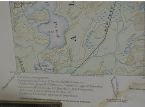 Franklin County Saint Regis New York Antique Topographic Map 1921