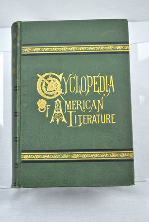 The Cyclopedia of American Literature by George Duyckinck 1875