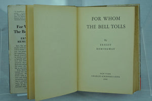 For Whom the Bells Toll, by Ernest Hemmingway, 1940.