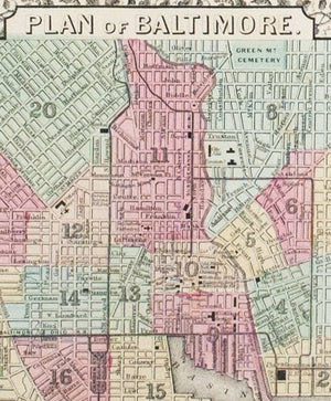 1881 Plan if the City of Washington DC - S Mitchell Jr