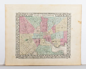 1881 Plan if the City of Washington DC - S Mitchell Jr