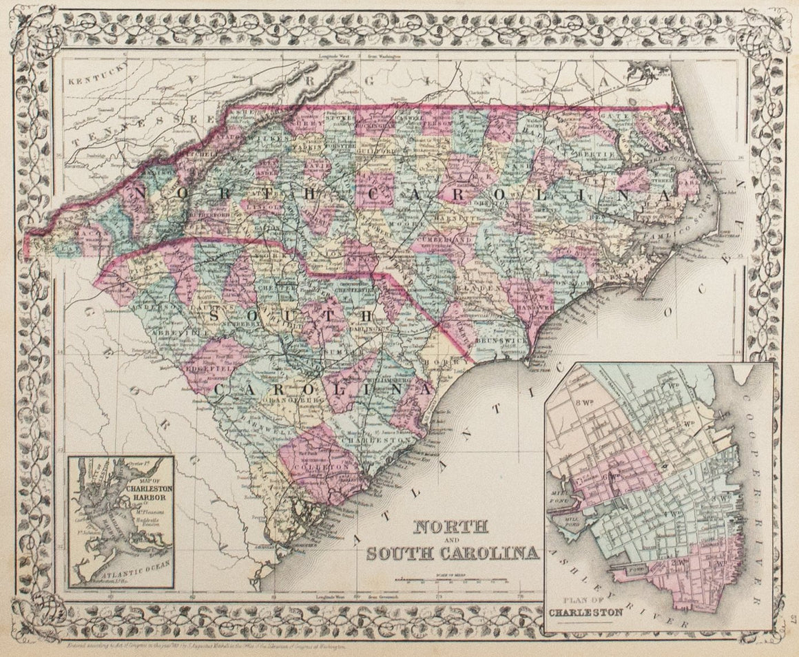 1881 North and South Carolina - S Mitchell Jr