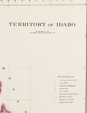 1881 Territory of Idaho - S Mitchell Jr