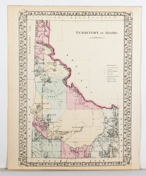 1881 Territory of Idaho - S Mitchell Jr