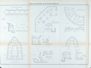 Defensive Mortar System German Military Fortification Plan 1860 Print