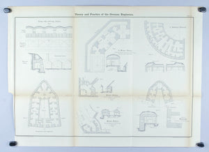 Defensive Mortar System German Military Fortification Plan 1860 Print