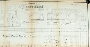 1860 Plan 0 - General Plan of Culverts - Van R Richmond