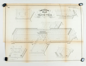 1860 Plan M - General Plan of Waste Weir - Van R Richmond