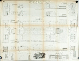 1860 Plan H - General Plan of Enlarged Double Locks - Van R Richmond 