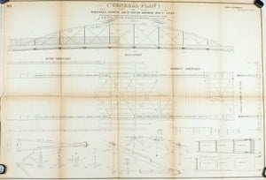 1860 Plan E - Whipple's Arch Truss Bridge 100 ft span - Van R Richmond 